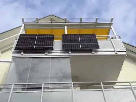 Foto von Balkonkraftwerk Energiesparfux