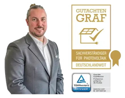 Foto von Sachverständiger für Photovoltaik Anlagen (TÜV) - Gutachter PV Gutachten - Kai Graf - NRW - Köln / Bonn / Rhein-Sieg