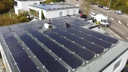 Foto von Sonnendachwerk