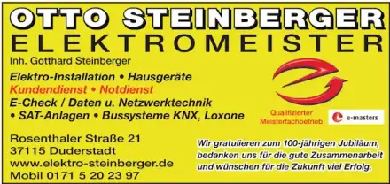 Foto von STEINBERGER GOTTHARD ELEKTROMEISTER
